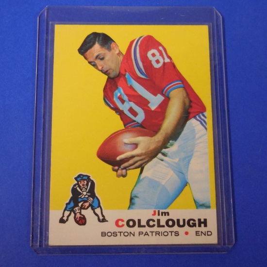 1969 TOPPS #8 JIM COLCLOUGH PATRIOTS