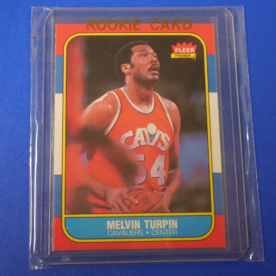 1986-87 FLEER BASKETBALL #116 MEL TURPIN CLEVELAND CAVALIERS