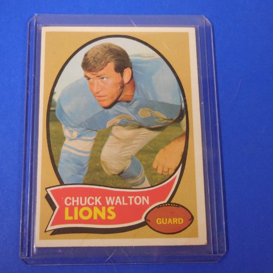 1970 TOPPS #121 CHUCK WALTON LIONS