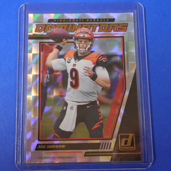2021 DONRUSS JOE BURROW DOMINATORS HOLOFOIL BENGALS