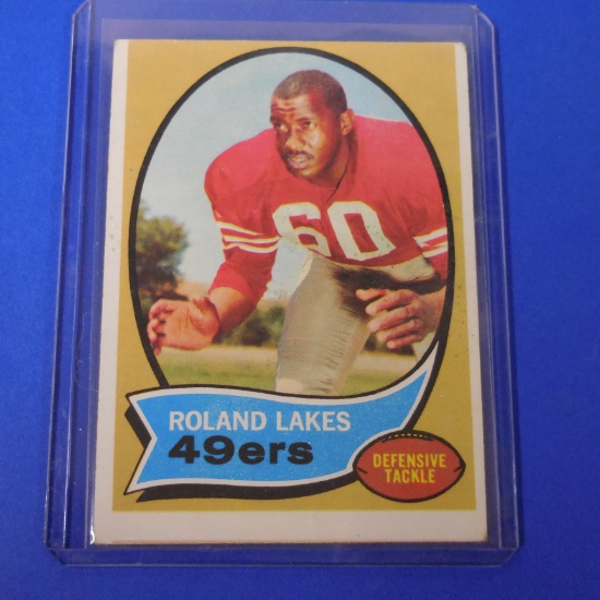 1970 TOPPS #27 ROLAND LAKES 49ERS