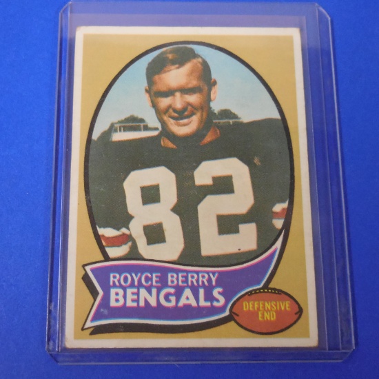 1970 TOPPS #86 ROYCE BERRY BENGALS
