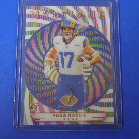 2023 PANINI ILLUSIONS PUKA NACUA MYSTIQUE ROOKIE CARD RAMS RC