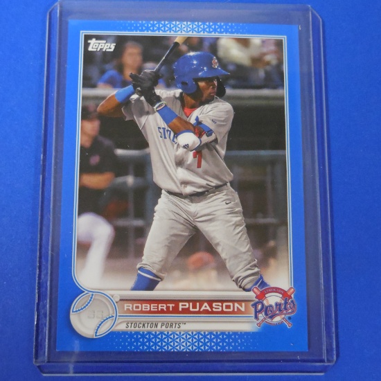 2022 TOPPS DEBUT ROBERT PAUSON BLUE #D 124/150 STOCKTON PORTS