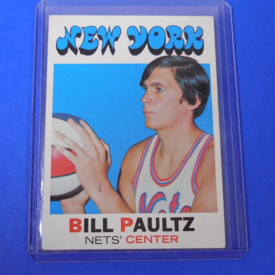 1971-72 TOPPS #156 BILL PAULTZ ROOKIE CARD KNICKS