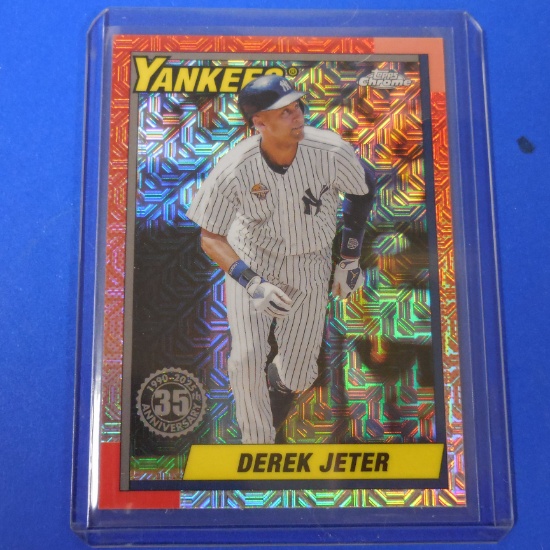 2025 TOPPS CHROME DEREK JETER SILVER PACK REFRACTOR YANKEES