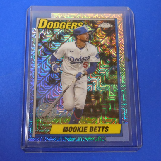 2025 TOPPS CHROME MOOKIE BETTS SILVER PACK REFRACTOR DODGERS