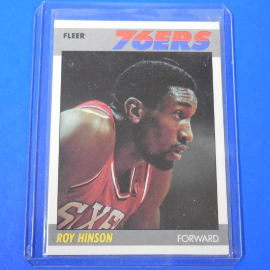 1987-88 FLEER ROY HINSON 2007-08 FLEER BUY BACK CARD