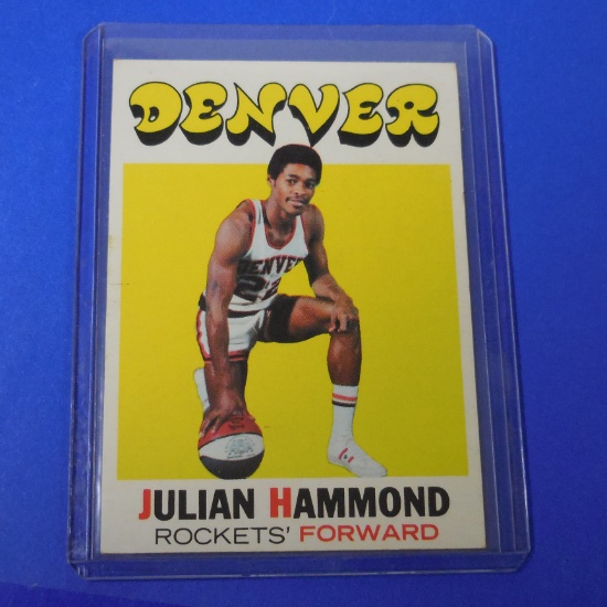 1971-72 TOPPS #174 JULIAN HAMMOND NUGGETS