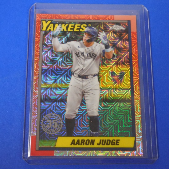 2025 TOPPS CHROME AARON JUDGE SILVER PACK REFRACTOR YANKEES