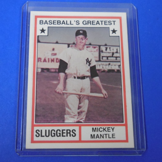 1982 TCMA MICKEY MANTLE GREATEST SLUGGERS YANKEES