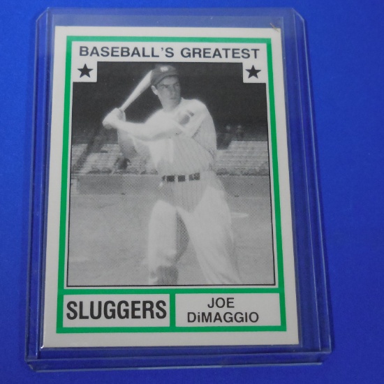 1982 TCMA JOE DIMAGGIO GREATEST SLUGGERS YANKEES