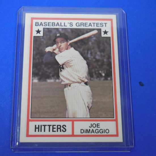 1982 TCMA JOE DIMAGGIO GREATEST HITTERS YANKEES