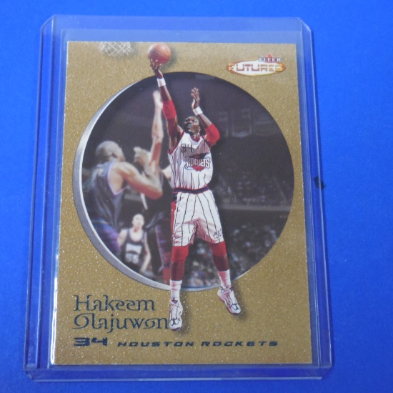 2000-01 FLEER FUTURES HAKEEM OLAJUWON COPPER #D 399/750 ROCKETS