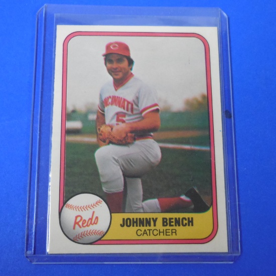 1981 FLEER JOHNNY BENCH REDS
