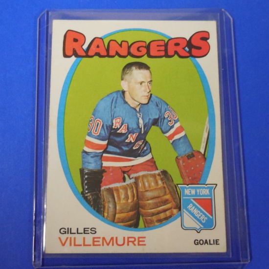 1971-72 TOPPS #18 GILLES VILLEMURE RANGERS