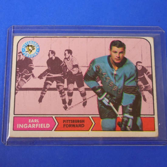 1968-69 TOPPS #102 EARL INGARFIELD PENGUINS
