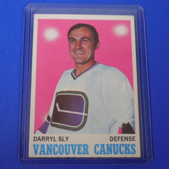 1970-71 TOPPS #115 DARRYL SLY CANUCKS