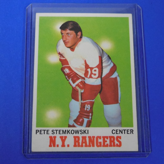1970-71 TOPPS #25 PETE STEMKOWSKI RANGERS