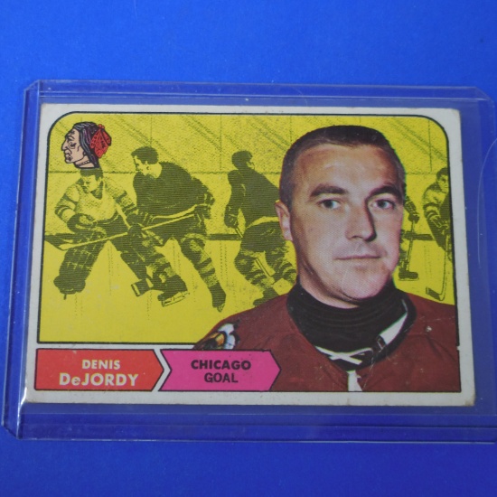 1968-69 TOPPS #12 DENIS DEJORDY BLACKHAWKS