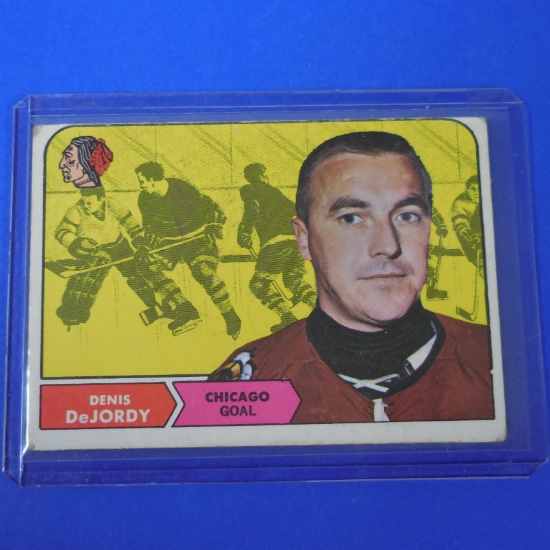 1968-69 TOPPS #12 DENIS DEJORDY BLACKHAWKS
