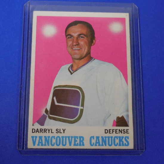 1970-71 TOPPS #115 DARRYL SLY CANUCKS