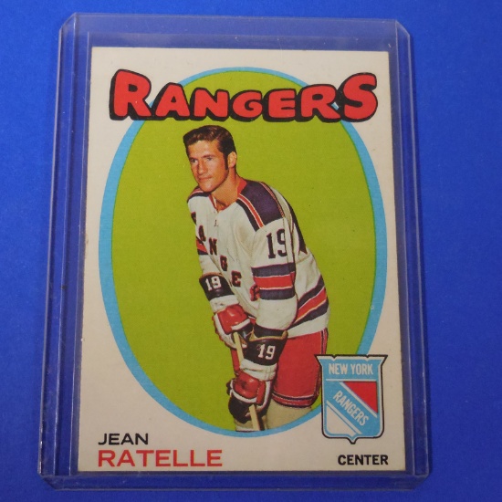 1971-72 TOPPS #97 JEAN RATELLE RANGERS