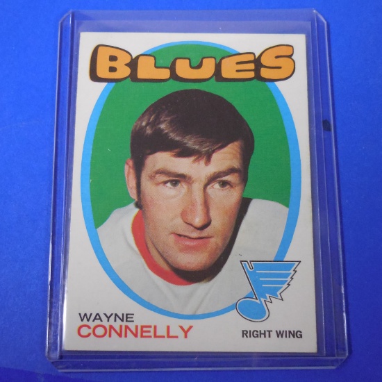 1971-72 TOPPS #127 WAYNE CONNELLY BLUES