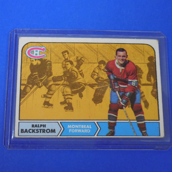1968-69 TOPPS #60 RALPH BACKSTROM CANADIENS