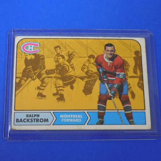 1968-69 TOPPS #60 RALPH BACKSTROM CANADIENS