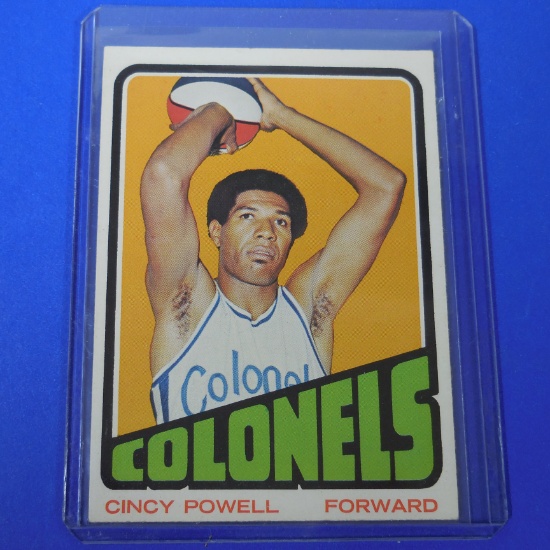 1972-73 TOPPS #189 CINCY POWELL COLONELS