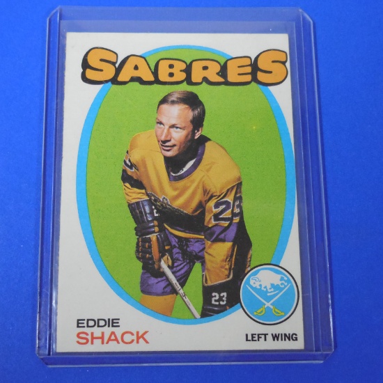 1971-72 TOPPS #96 EDDIE SHACK SABRES