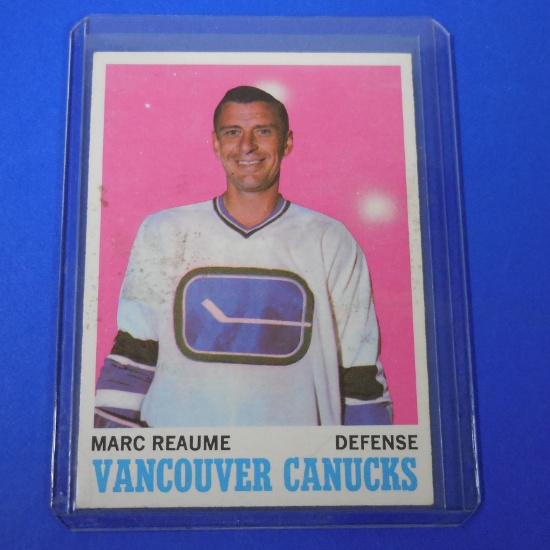 1970-71 TOPPS #119 MARC REAUME CANUCKS