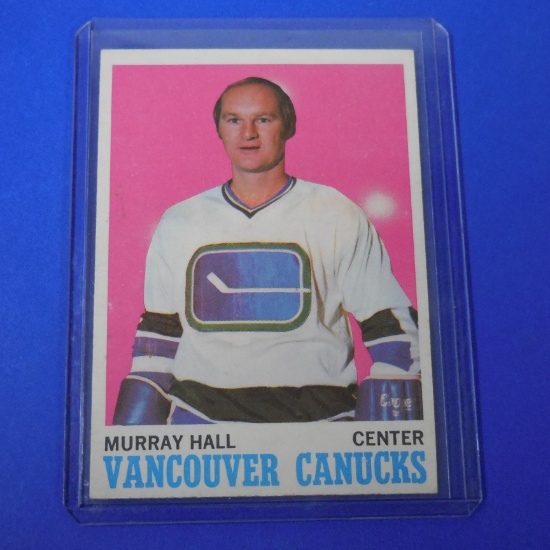 1970-71 TOPPS #118 MURRAY HALL CANUCKS