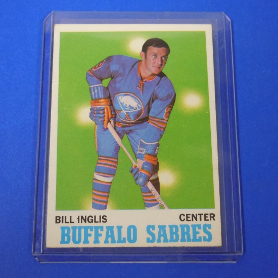 1970-71 TOPPS #130 BILL INGLIS SABRES