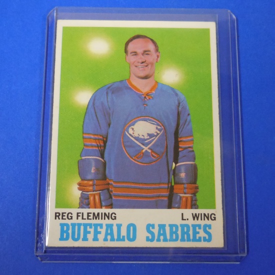 1970-71 TOPPS #128 REG FLEMING SABRES