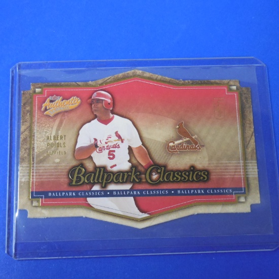 2004 FLEER AUTHENTIX ALBERT PUJOLS BALLPARK CLASSICS CARDINALS