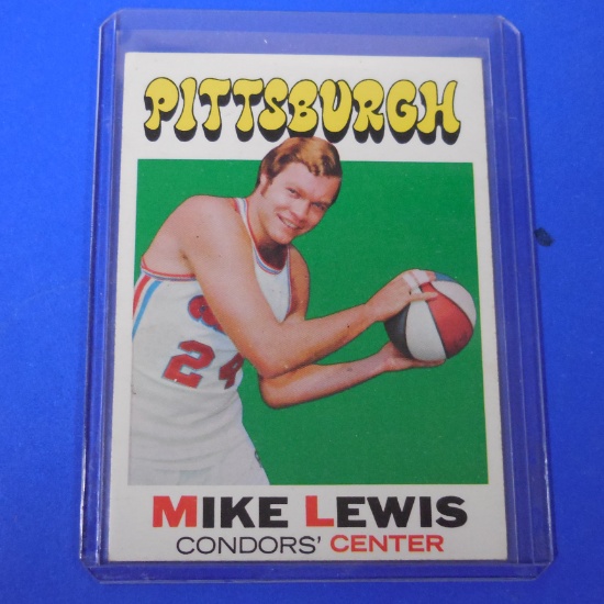 1971-72 TOPPS #189 MIKE LEWIS CONDORS ROOKIE CARD