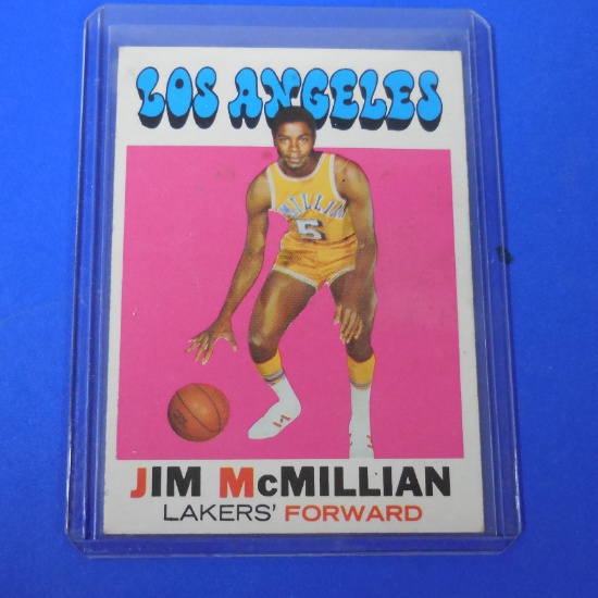 1971-72 TOPPS #41 JIM MCMILLIAN LAKERS ROOKIE CARD