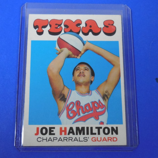1971-72 TOPPS #164 JOE HAMILTON ROOKIE CARD CHAPARRALS