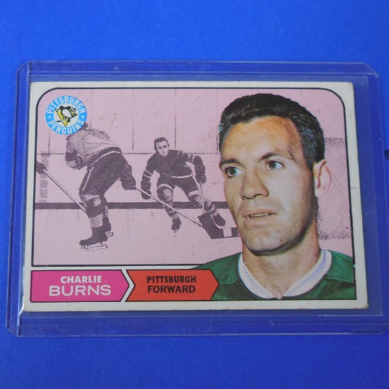 1968-69 TOPPS #108 CHARLIE BURNS PENGUINS