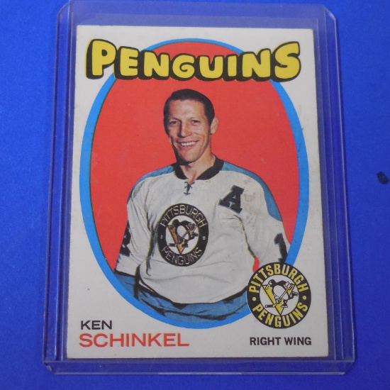 1971-72 TOPPS #64 KEN SCHINKEL PENGUINS