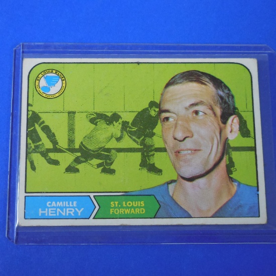 1968-69 TOPPS #116 CAMILLE HENRY BLUES
