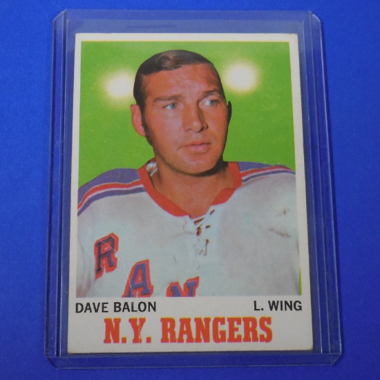 1970-71 TOPPS #61 DAVE BALON RANGERS