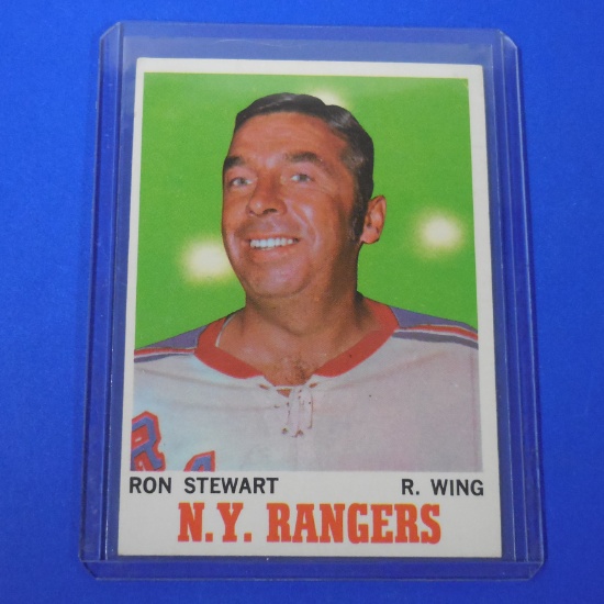 1970-71 TOPPS #64 RON STEWART RANGERS