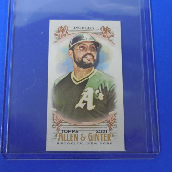 2021 TOPPS ALLEN GINTER REGGIE JACKSON ALLEN GINTER BACK ATHLETICS
