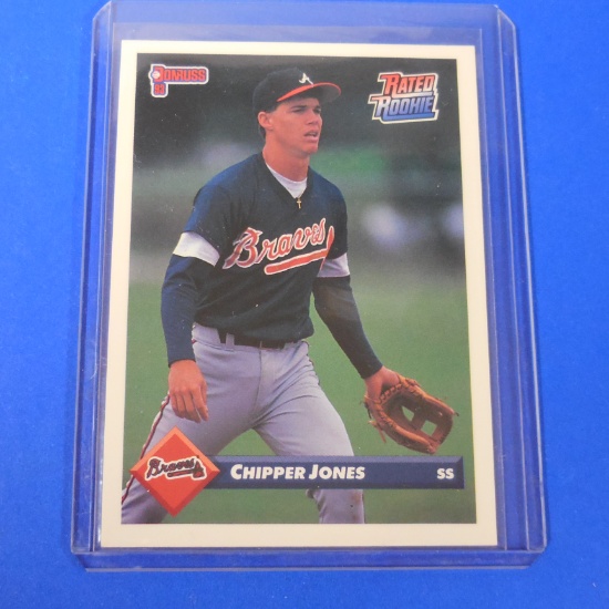 1993 DONRUSS CHIPPER JONES RATED ROOKIE CARD BRAVES