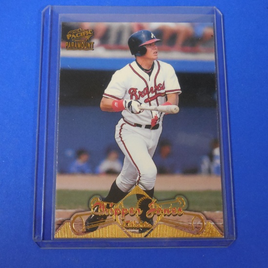 1998 PACIFIC CHIPPER JONES GOLD FOIL SP BRAVES