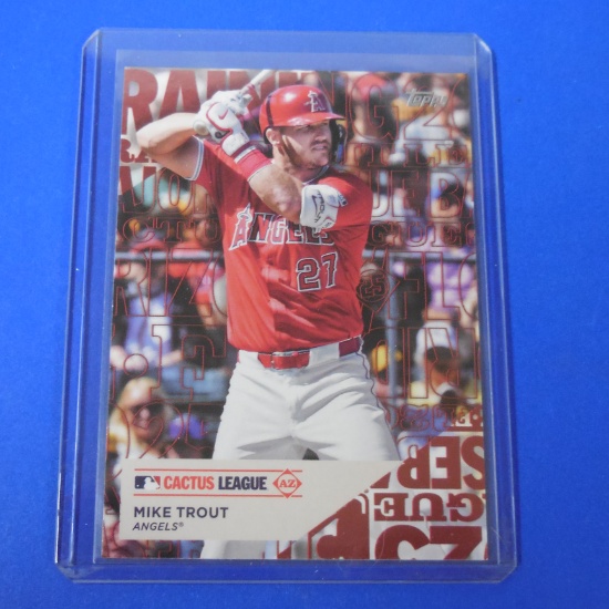 2025 TOPPS MIKE TROUT ARIZONA CACTUS LEAGUE ANGELS