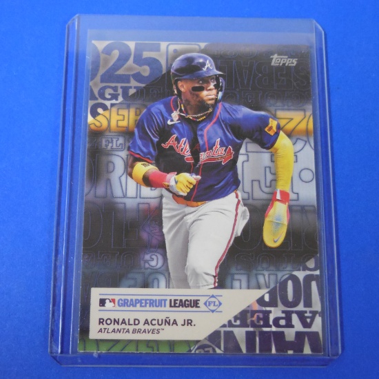 2025 TOPPS RONALD ACUNA JR FLORIDA GRAPEFRUIT LEAGUE BRAVES